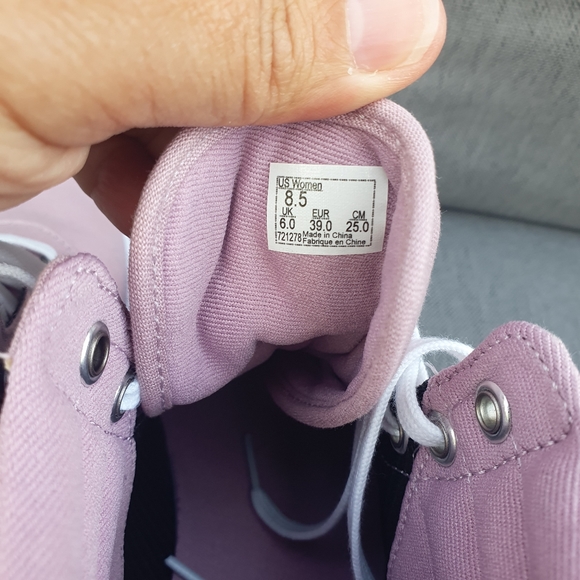 VANS MILTON HI Tops Baseball Boots Lace Up Textile TRAINERS Heather Uk6 - Picture 11 of 13